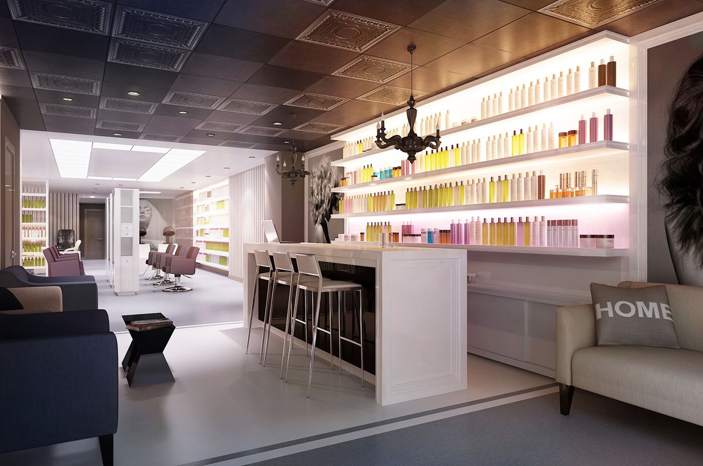Approved design: lounge and display